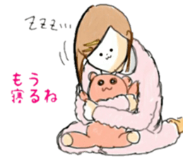 unfortunate girl sticker #10022839