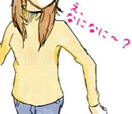 unfortunate girl sticker #10022854