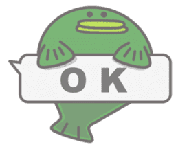 Green anglerfish sticker #10023148