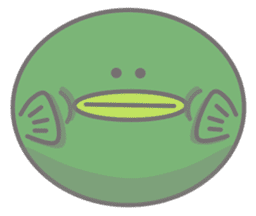 Green anglerfish sticker #10023162