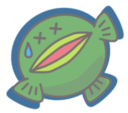 Green anglerfish sticker #10023174