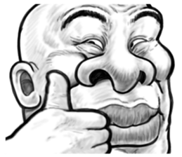 Skinhead chairman 2 (For overseas) sticker #10023456