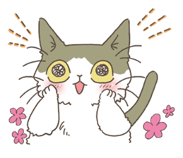 Daily life of Hachiware Cat. sticker #10023624