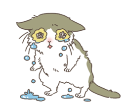 Daily life of Hachiware Cat. sticker #10023625