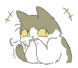 Daily life of Hachiware Cat. sticker #10023628