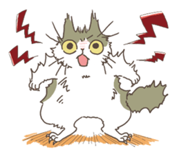 Daily life of Hachiware Cat. sticker #10023629