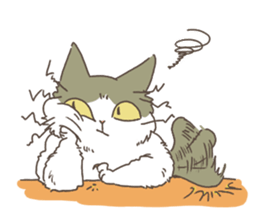 Daily life of Hachiware Cat. sticker #10023630