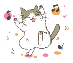 Daily life of Hachiware Cat. sticker #10023632
