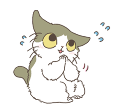Daily life of Hachiware Cat. sticker #10023638