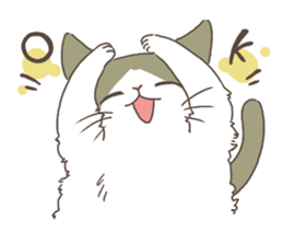 Daily life of Hachiware Cat. sticker #10023642
