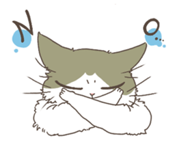 Daily life of Hachiware Cat. sticker #10023643