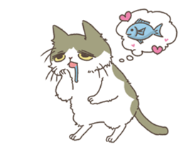 Daily life of Hachiware Cat. sticker #10023645