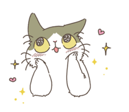 Daily life of Hachiware Cat. sticker #10023648