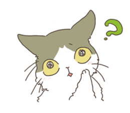 Daily life of Hachiware Cat. sticker #10023652