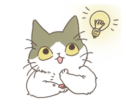 Daily life of Hachiware Cat. sticker #10023657