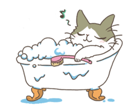 Daily life of Hachiware Cat. sticker #10023658