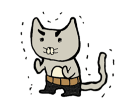 Otousan Neko sticker #10024149