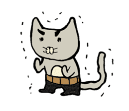 Otousan Neko sticker #10024149