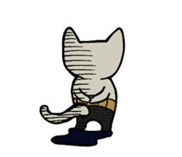 Otousan Neko sticker #10024154