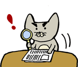 Otousan Neko sticker #10024155