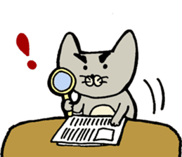 Otousan Neko sticker #10024155