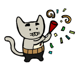 Otousan Neko sticker #10024156