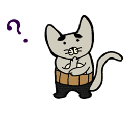 Otousan Neko sticker #10024161