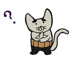 Otousan Neko sticker #10024161
