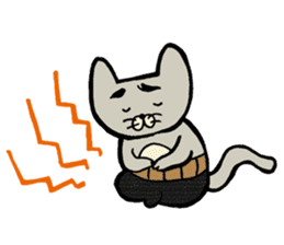 Otousan Neko sticker #10024164