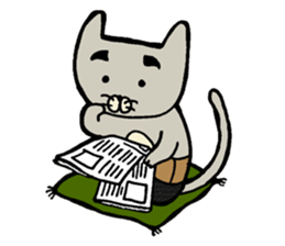 Otousan Neko sticker #10024169