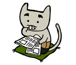 Otousan Neko sticker #10024169