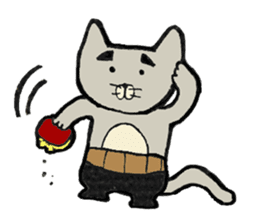 Otousan Neko sticker #10024178