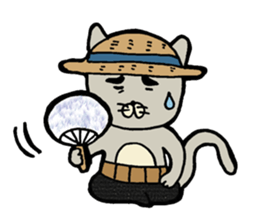 Otousan Neko sticker #10024179
