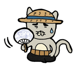 Otousan Neko sticker #10024179