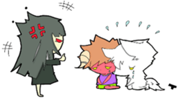 Six Naive Monsters sticker #10024501