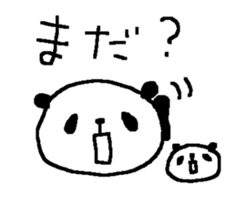 Family cute panda stickers! sticker #10024535