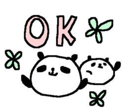 Family cute panda stickers! sticker #10024538