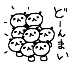 Family cute panda stickers! sticker #10024539