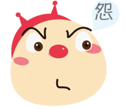 Ladybug pretend wizard sticker #10024591