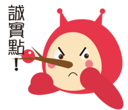 Ladybug pretend wizard sticker #10024596