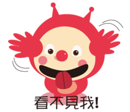 Ladybug pretend wizard sticker #10024604