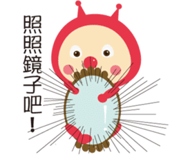 Ladybug pretend wizard sticker #10024606