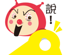 Ladybug pretend wizard sticker #10024614