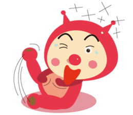 Ladybug pretend wizard sticker #10024617