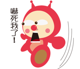 Ladybug pretend wizard sticker #10024618