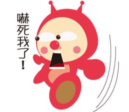 Ladybug pretend wizard sticker #10024618