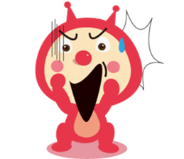 Ladybug pretend wizard sticker #10024622