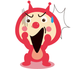 Ladybug pretend wizard sticker #10024622