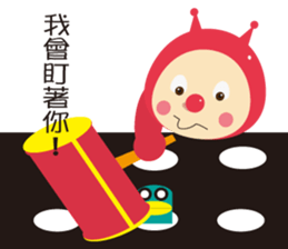 Ladybug pretend wizard sticker #10024623