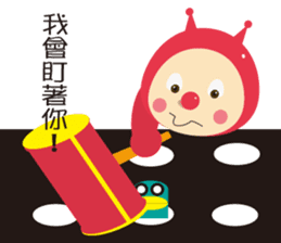 Ladybug pretend wizard sticker #10024623